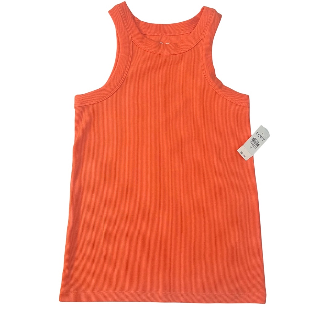 LOFT Perfect Tank Racerback Ribbed Soft Knit NWT